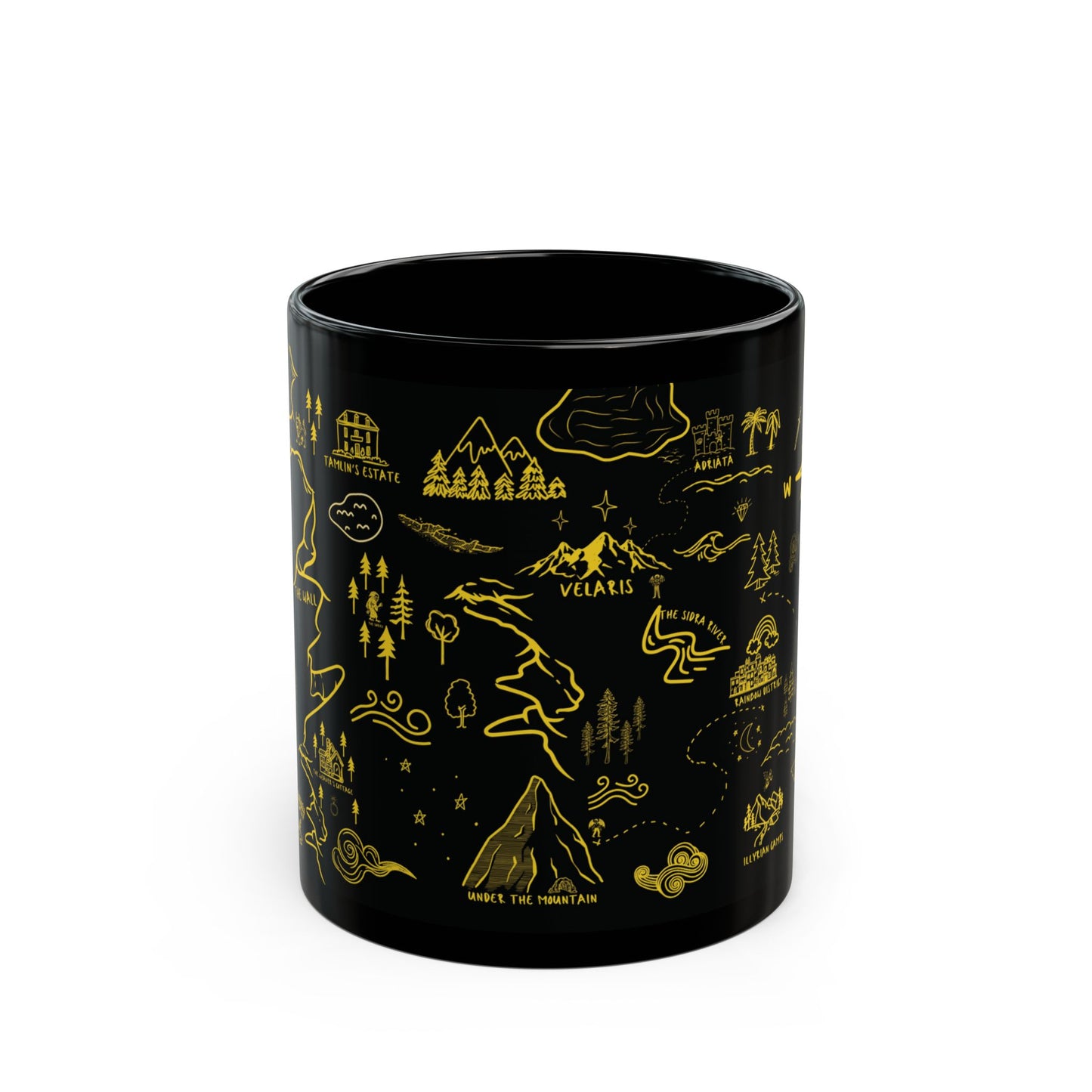 Black ACOTAR Map Mug