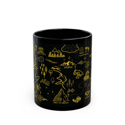 Black ACOTAR Map Mug