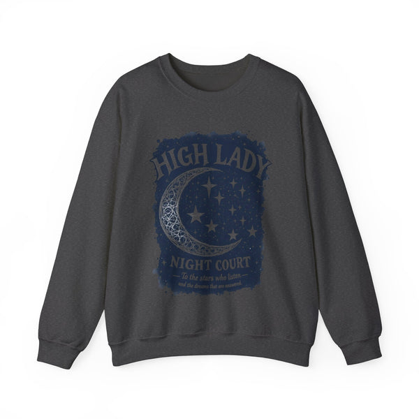 High Lady Moon Sweatshirt in Dark Heather