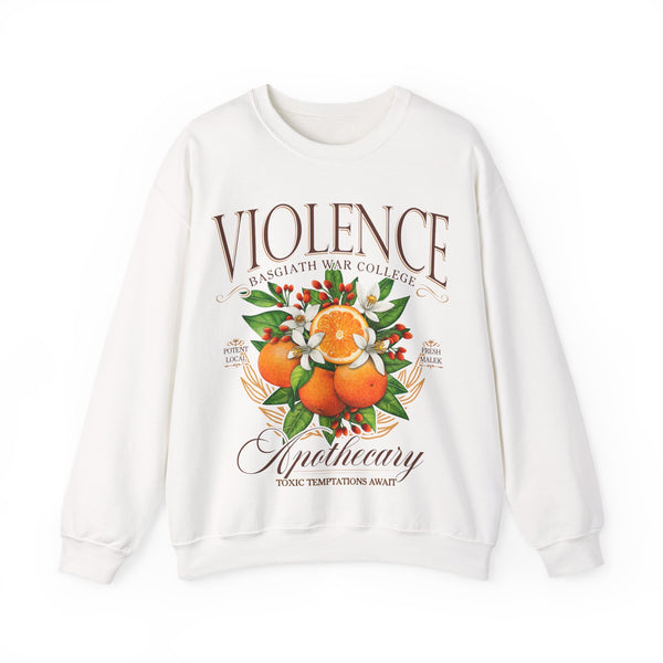 Violence Apothecary Sweatshirt in White
