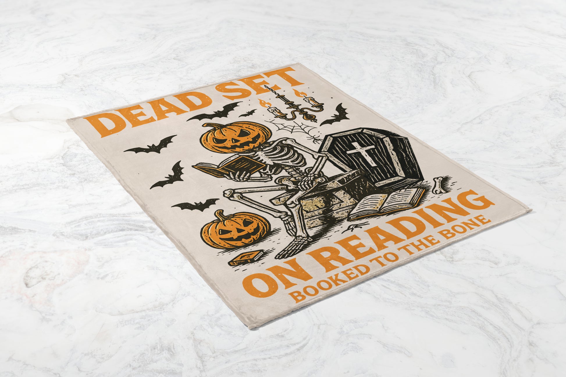 Dead Set On Reading Booked To The Bone poster