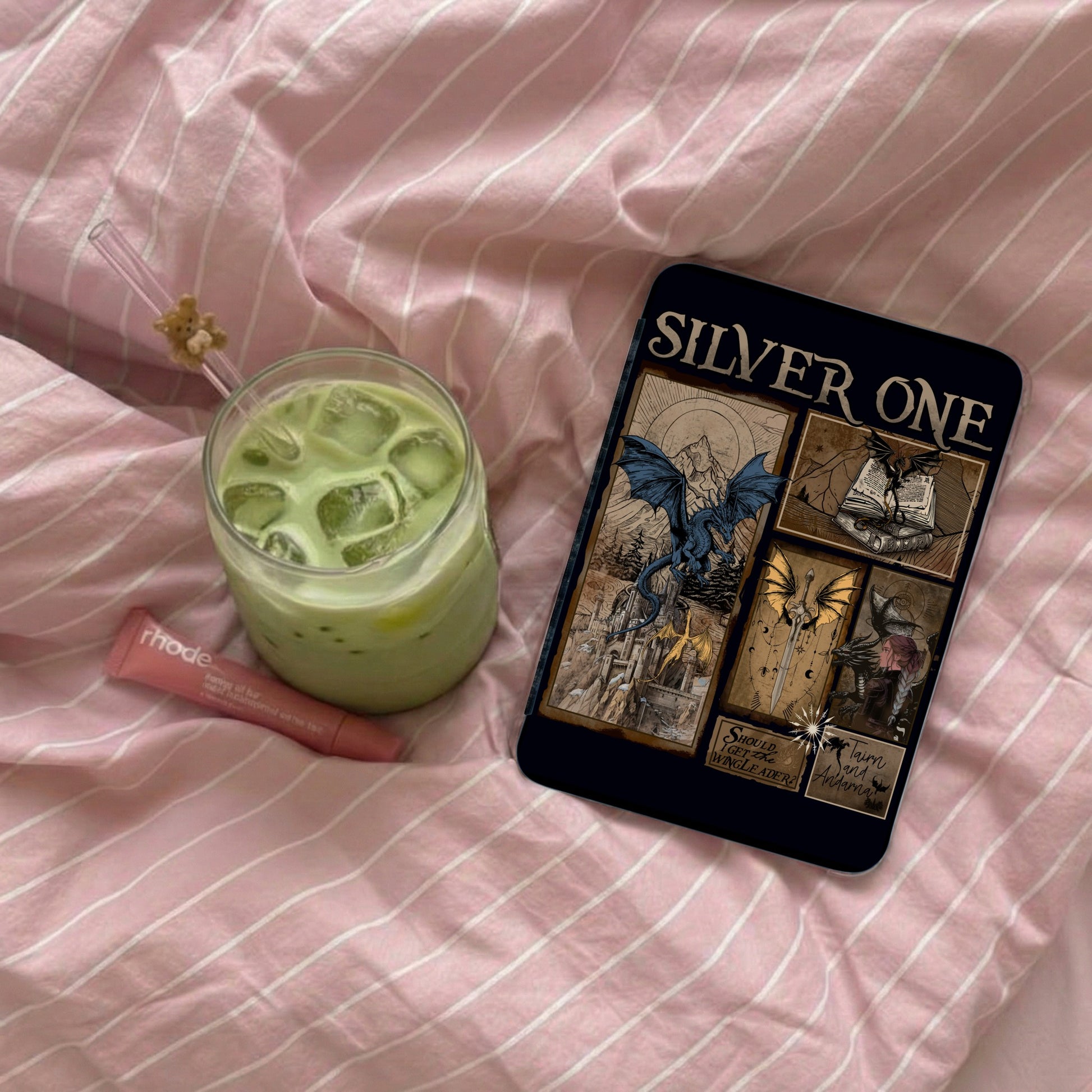 Silver One Dragon Fantasy Artwork Phone Case product type
