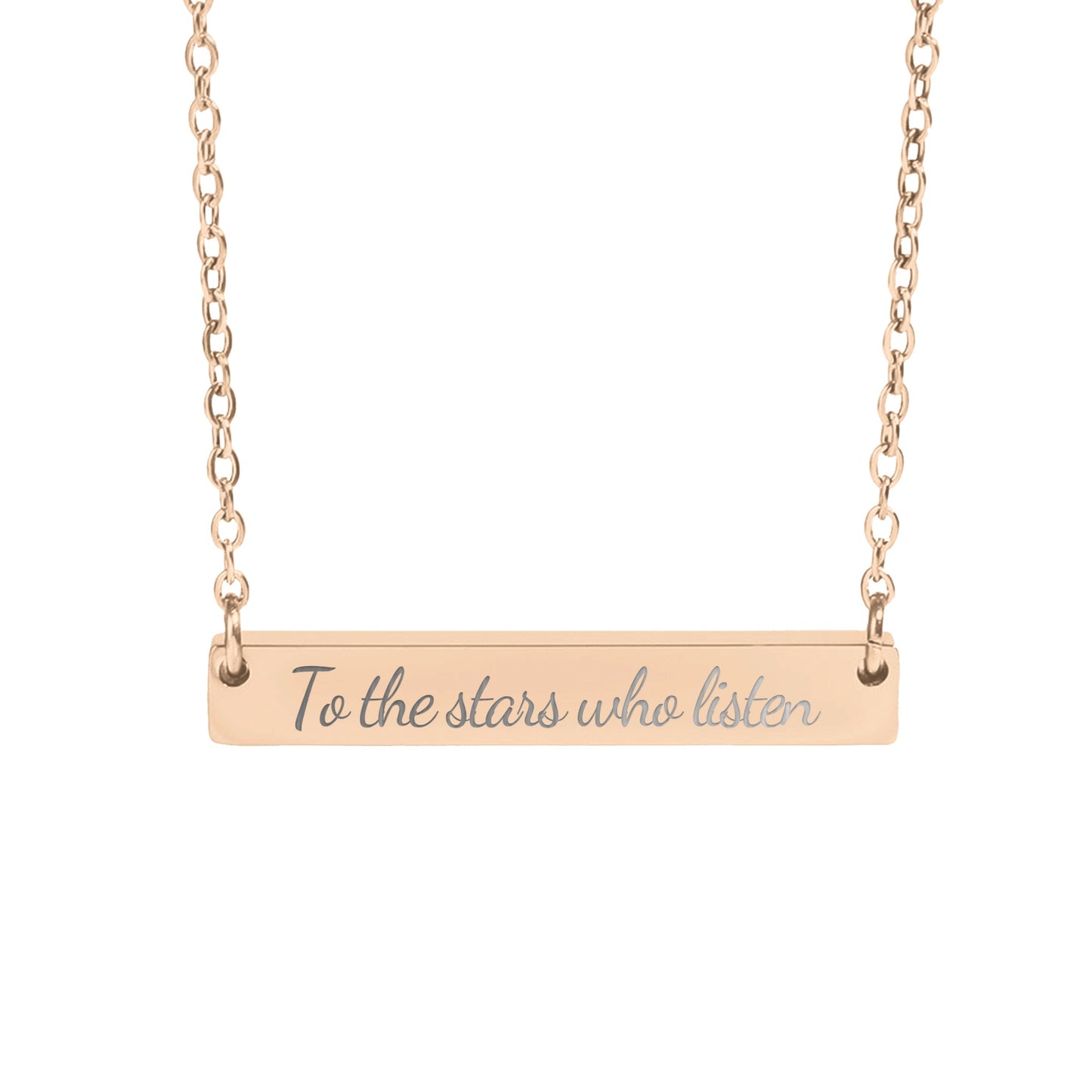 To the Stars who Listen Necklace - MagicMerchEmporium