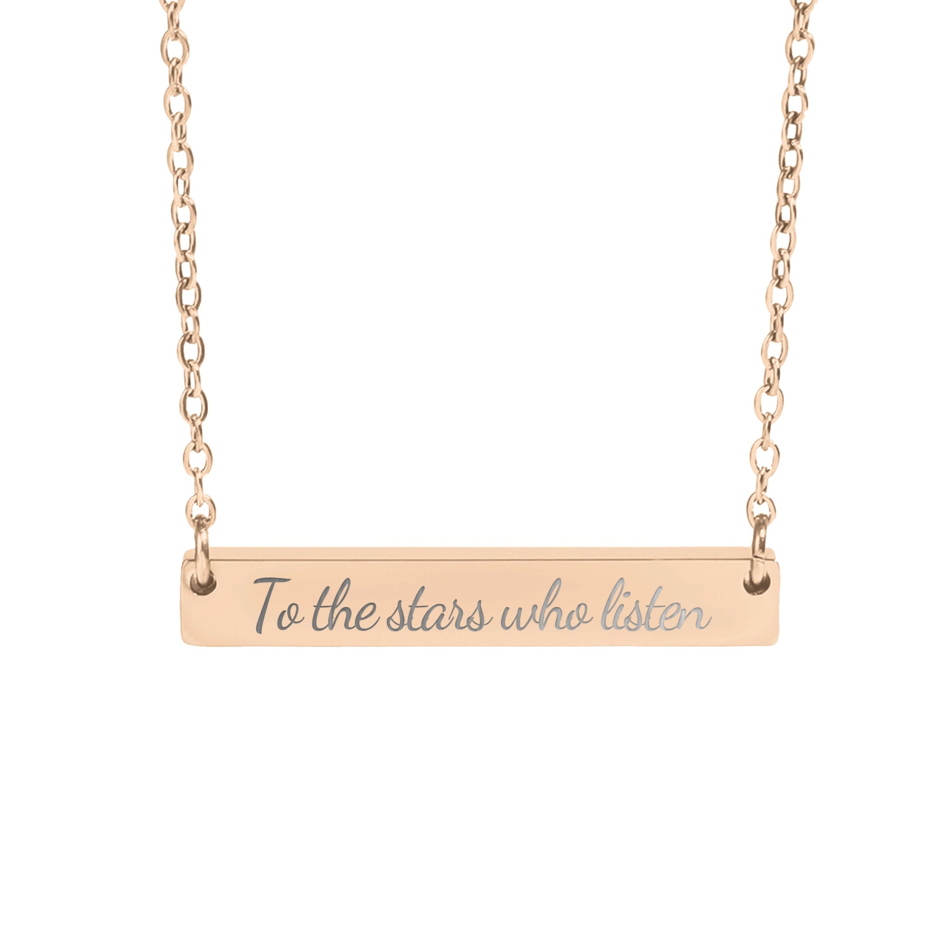 To the Stars who Listen Necklace - MagicMerchEmporium