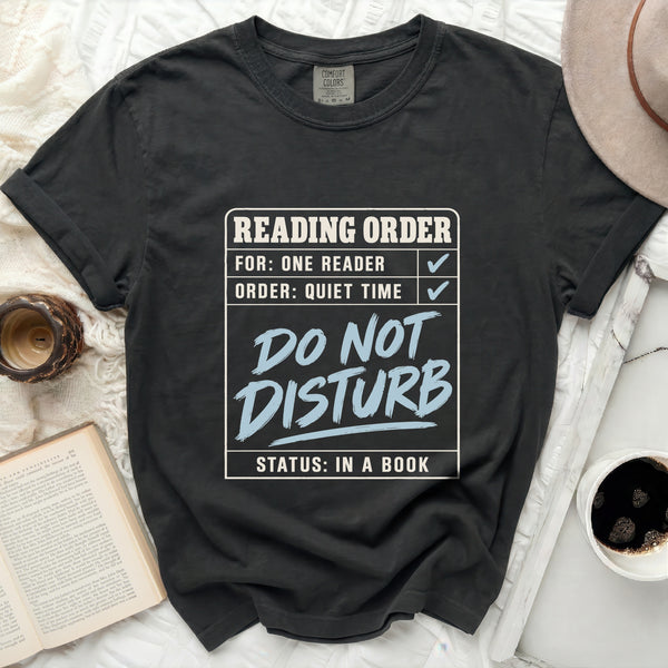 Do Not Disturb Tee in Black