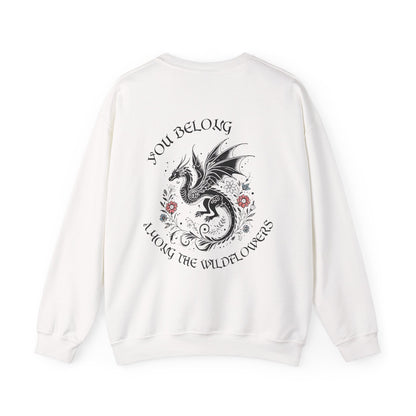 "You Belong Among the Wildflowers" Manon Blackbeak Sweatshirt - MagicMerchEmporium