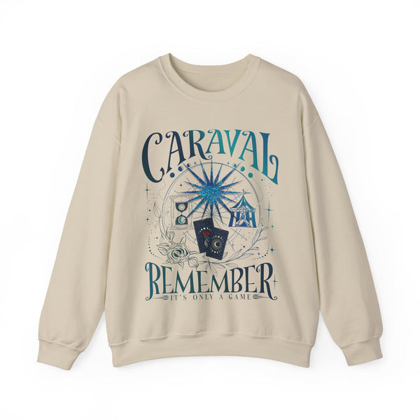 Caraval Only a Game Sweatshirt in Sand