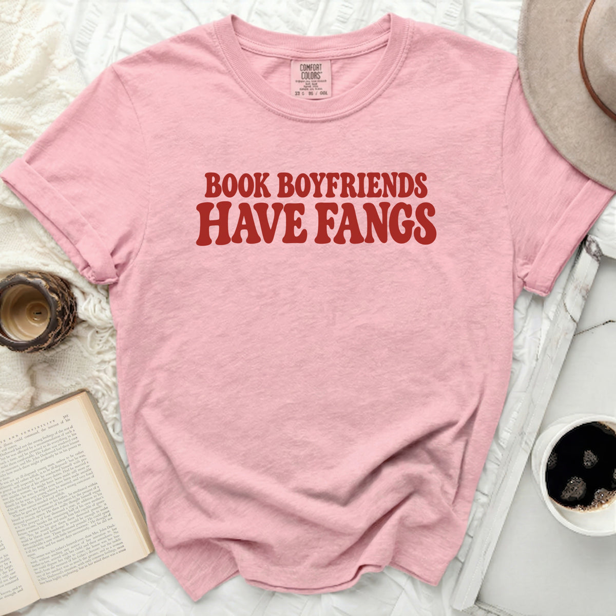 Book Boyfriends Fangs Tee