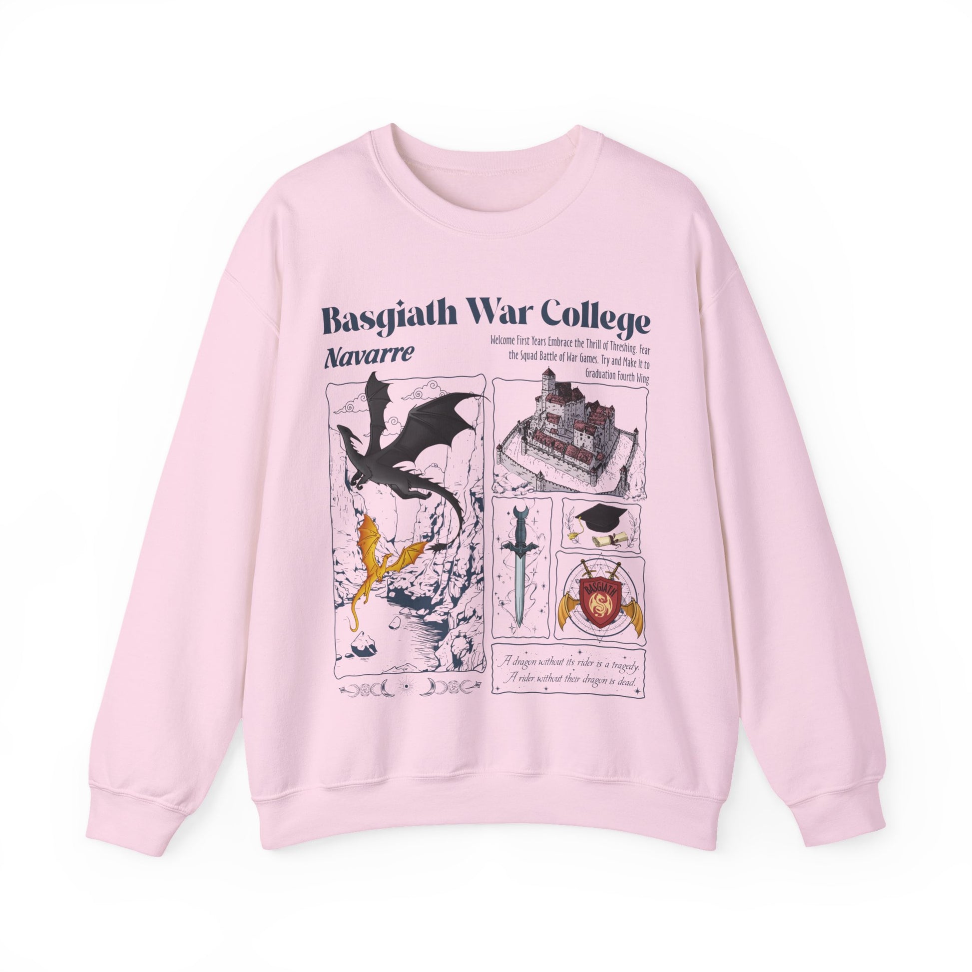 "Basgiath War College" Fourth Wing Sweatshirt - MagicMerchEmporium