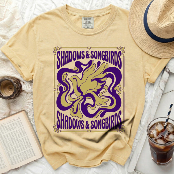 Songbird Shadows Tee in Butter
