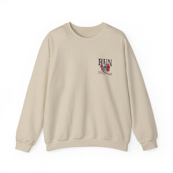 Run Little Mouse Dark Romance Sweatshirt in Sand