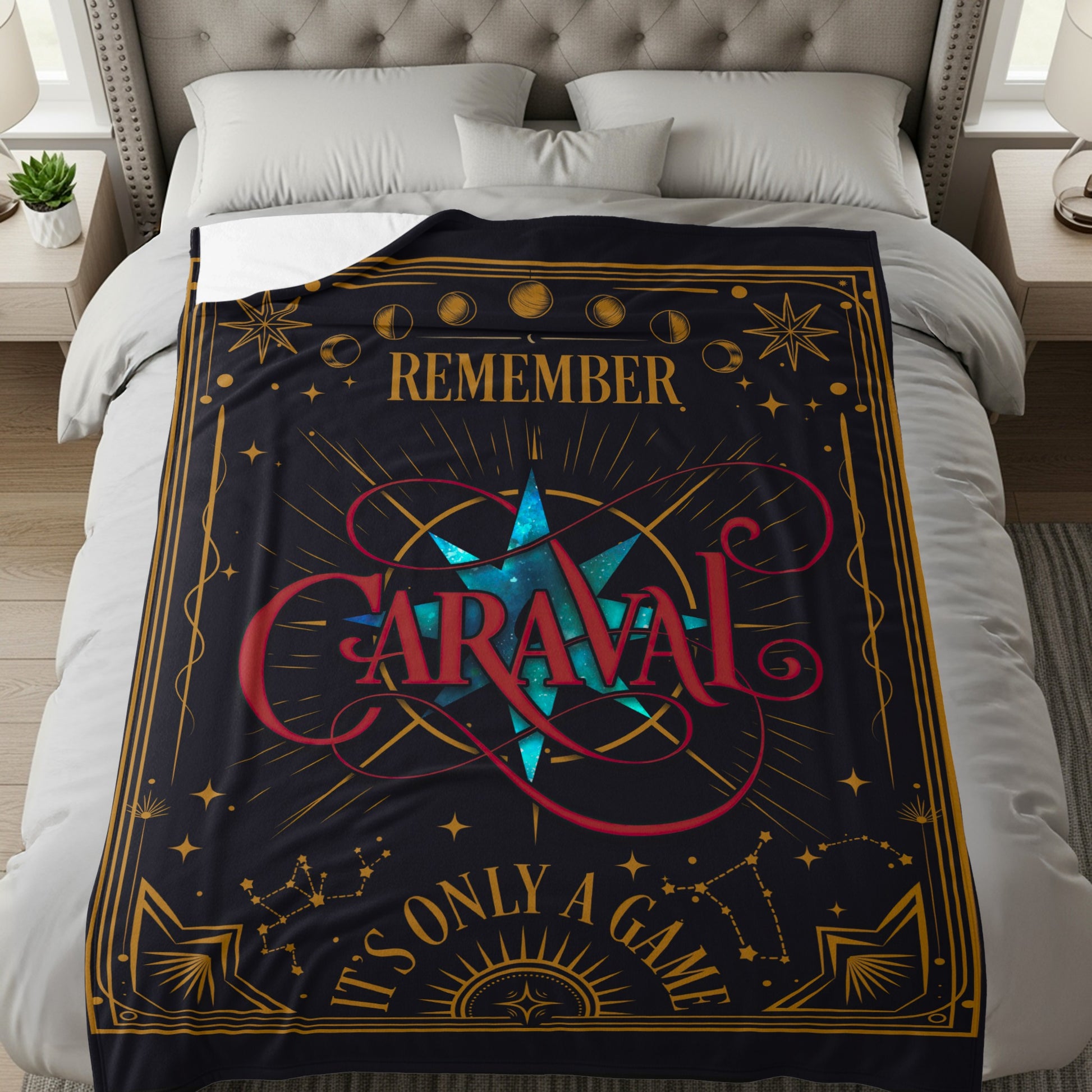 Remember Caraval It's Only A Game Blanket