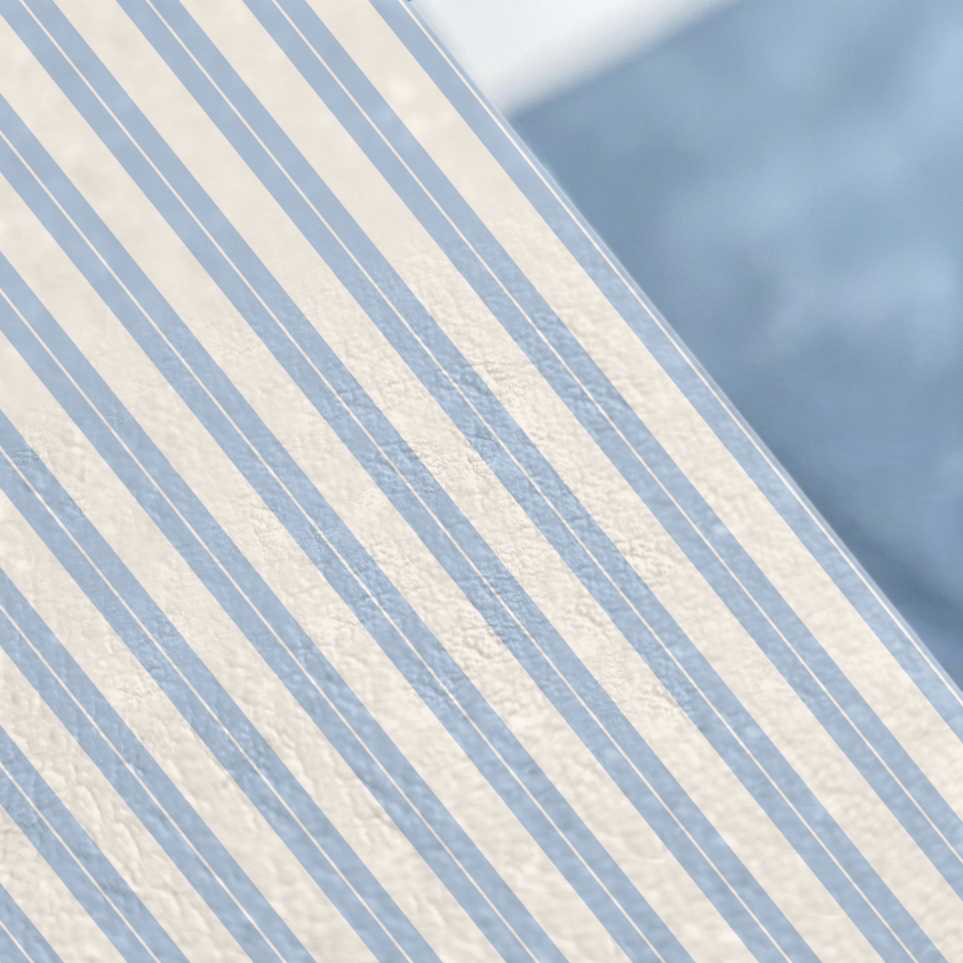 Diagonal Striped Pattern Light Blue and White product