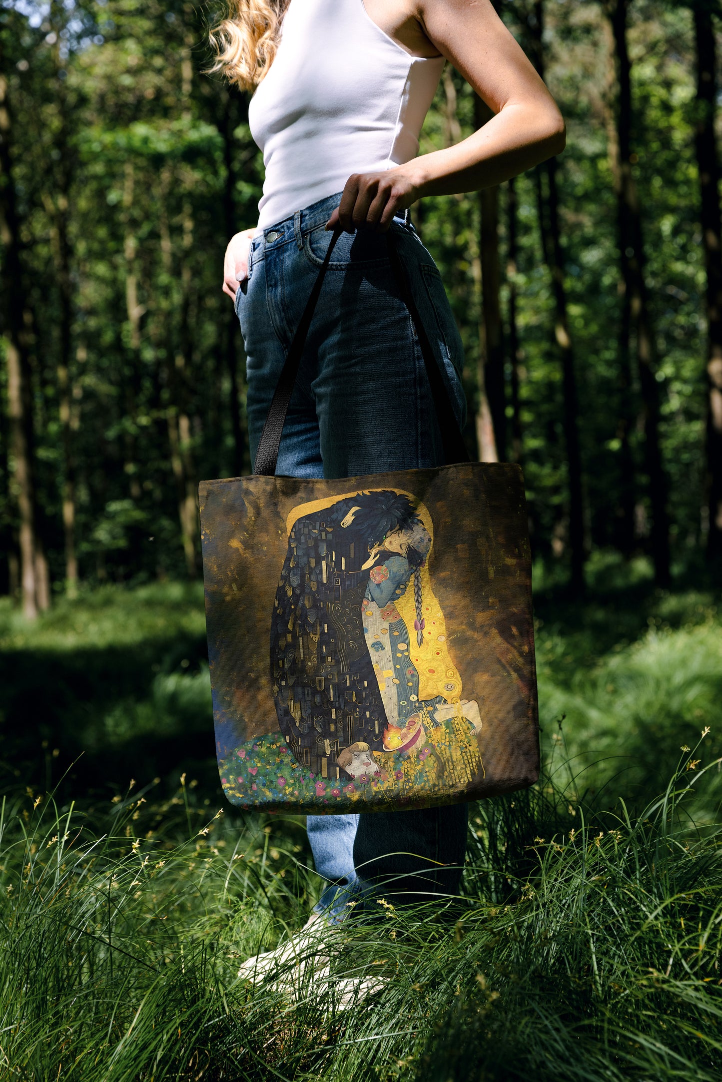 Howl & Sophie Woven Tapestry Tote Bag ✨🌟