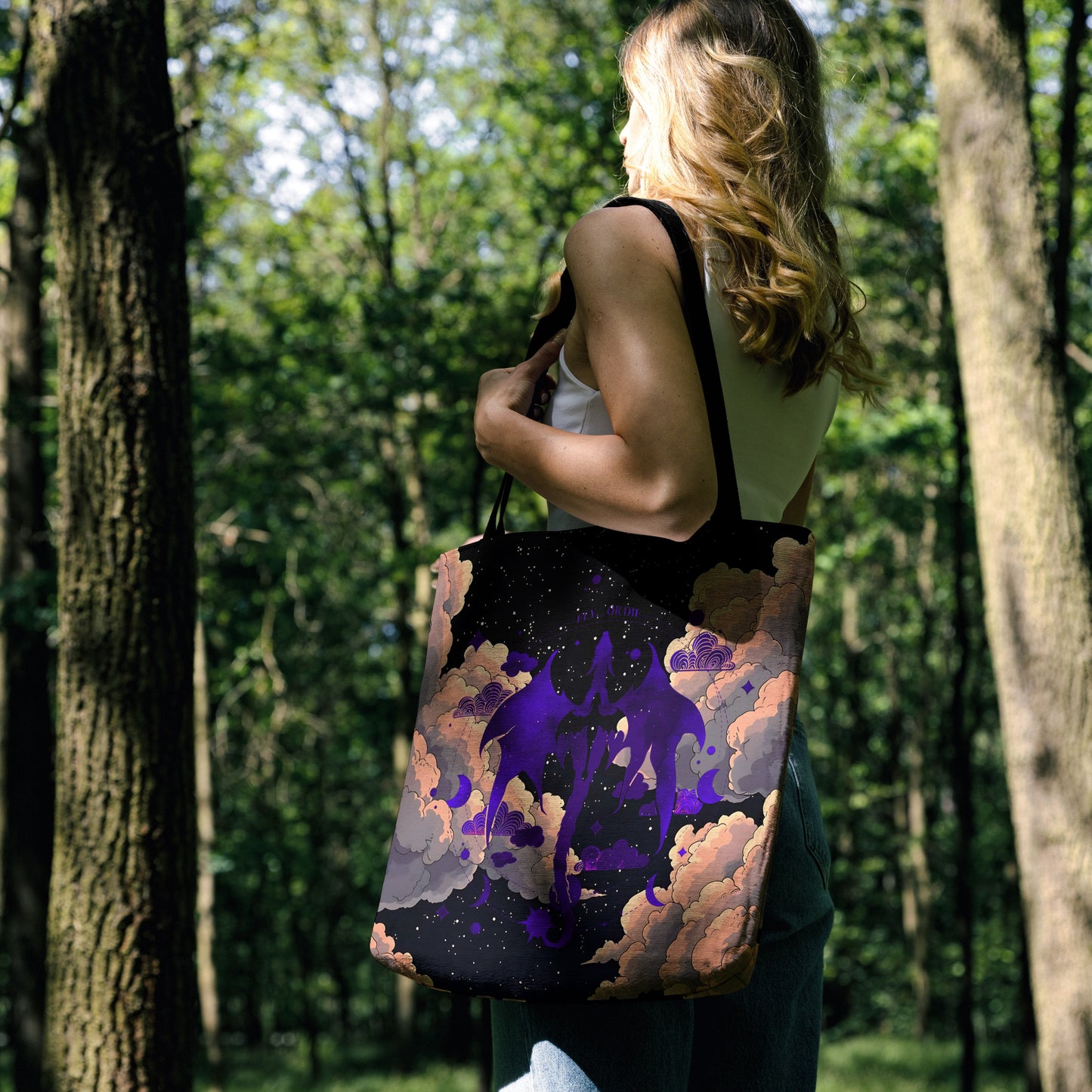 Fly or Die: Enchanting Fourth Wing Dragon Tote Bag