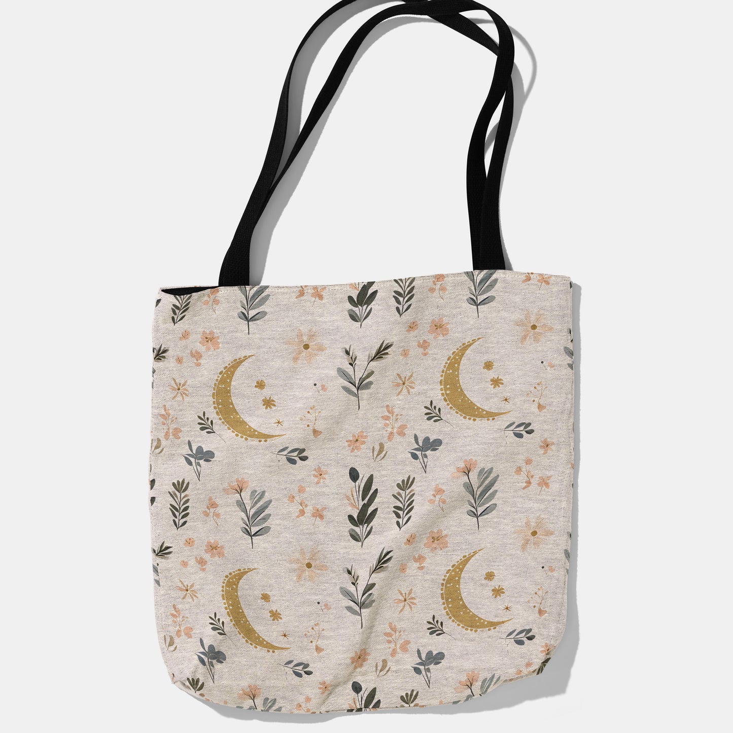 Moonlit Meadow Woven Tote Bag 🌙✨