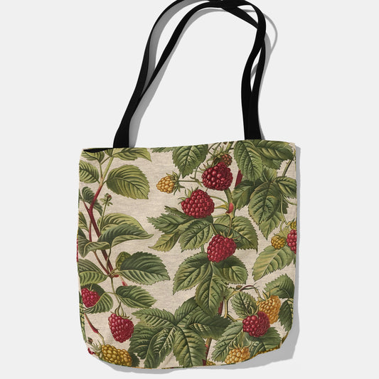 Raspberry Bliss Woven Tote Bag
