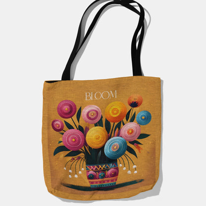 Retro Bloom Tote Bag 🌼✨