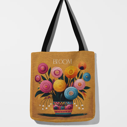 Retro Bloom Tote Bag 🌼✨