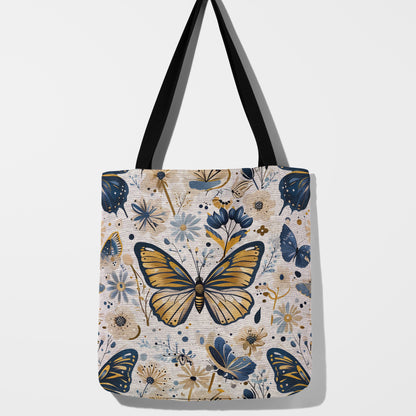 Butterfly Woven Tapestry Tote Bag 🦋🌸