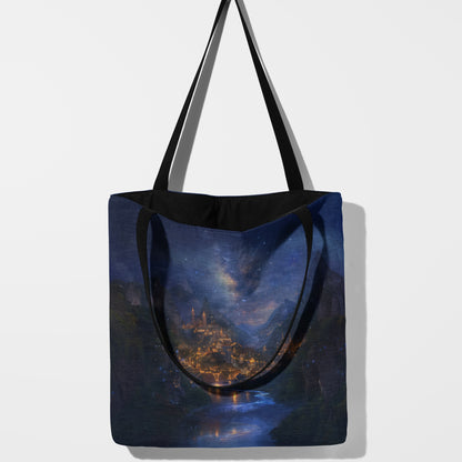 Velaris Nightscape Woven Tote Bag 🌌✨