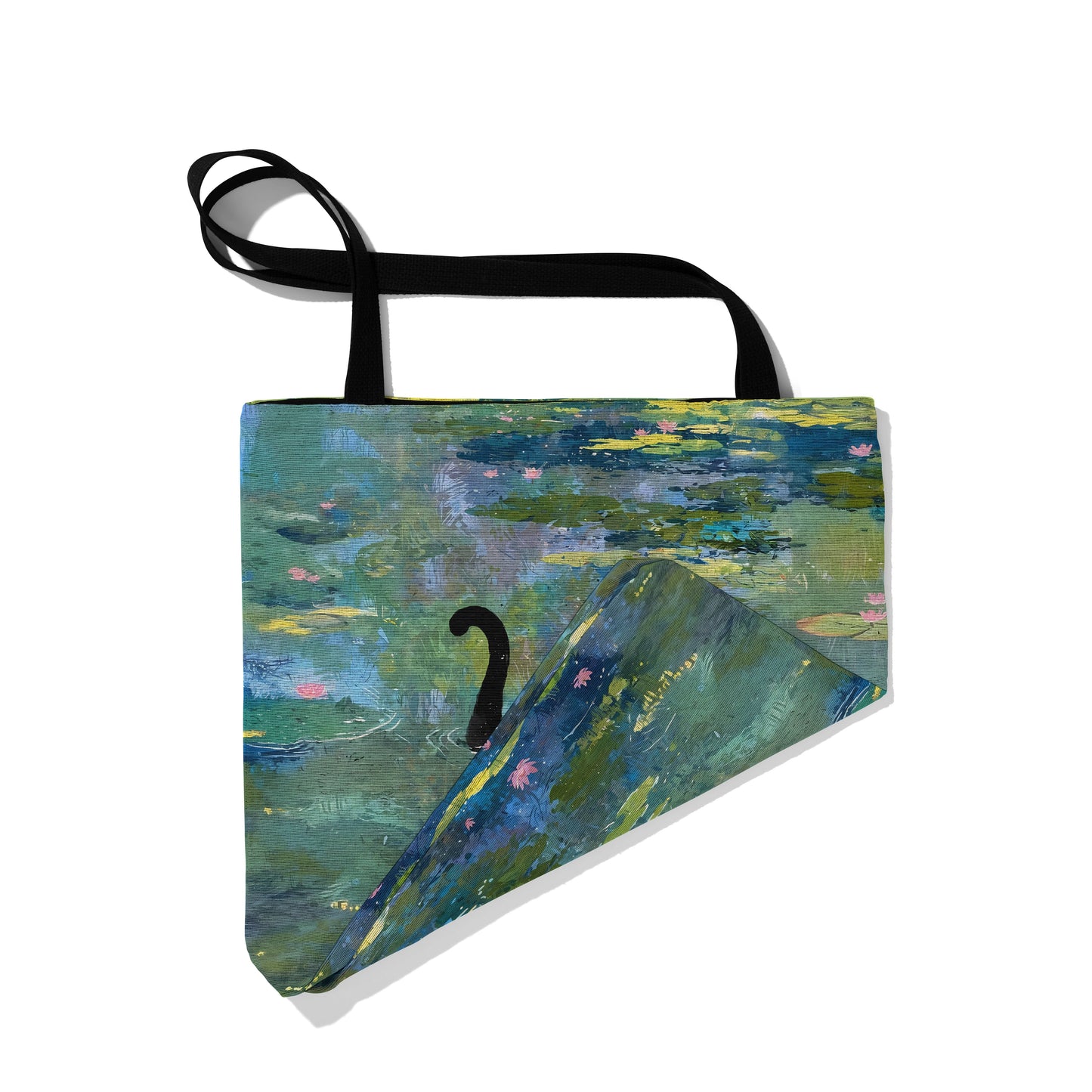 Monet Waterlily Cat Tote Bag 🐾🎨