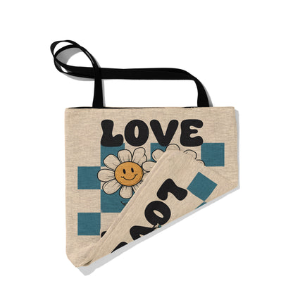 Groovy Daisy Love Tote 🌼🌀