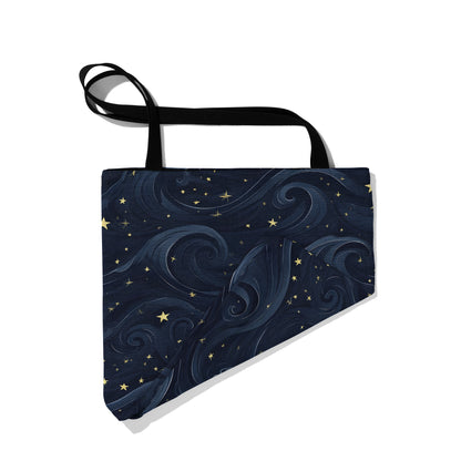 Celestial Waves Woven Tapestry Tote Bag 🌌✨