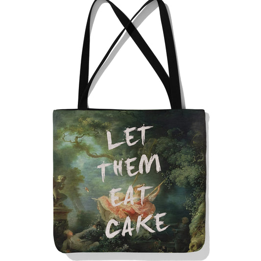 Baroque Art Tapestry Tote Bag - 'Let Them Eat Cake' Edition🎨👑