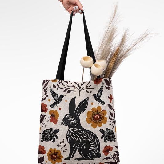 Cottagecore Rabbit Tote Bag 🐇🌿