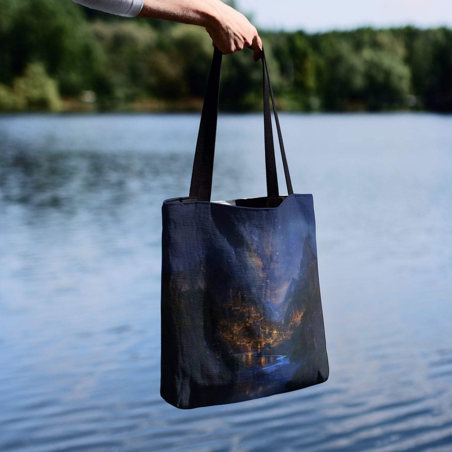 Velaris Nightscape Woven Tote Bag 🌌✨