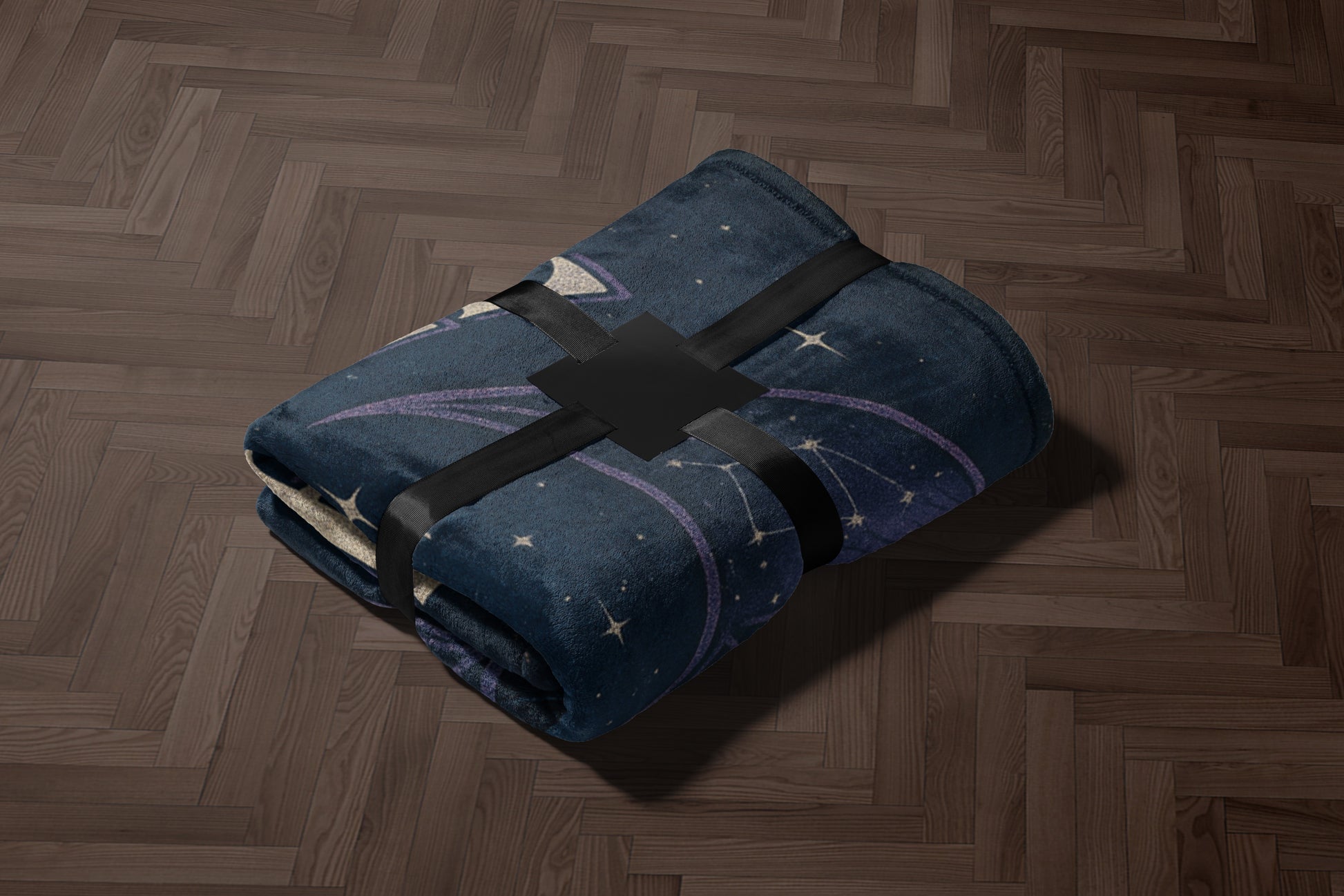 Celestial Starry Night Design Cozy Home Blanket