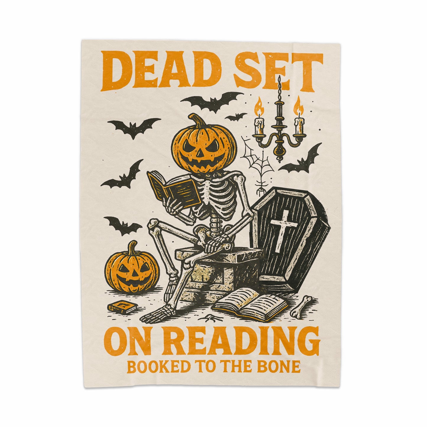 Dead Set On Reading Booked To The Bone Poster