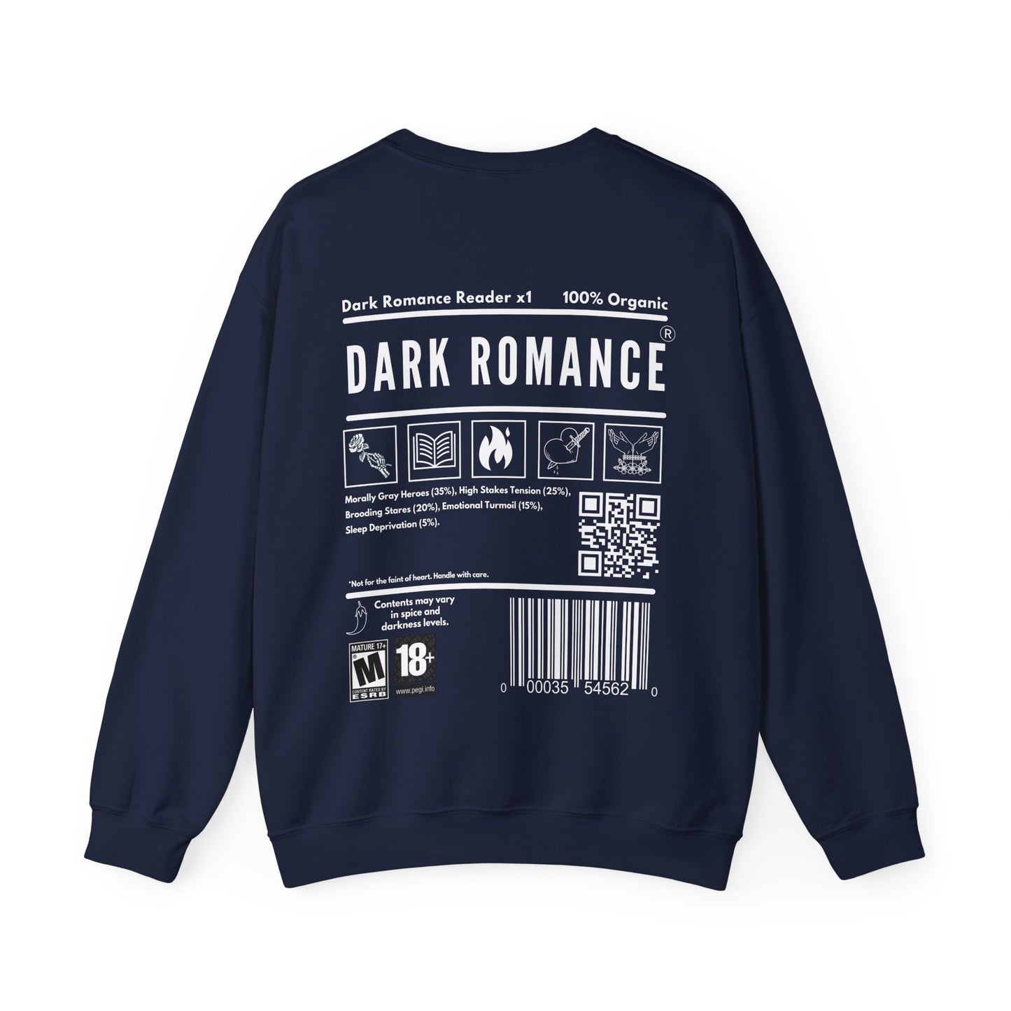 DARK ROMANCE READER Sweatshirt