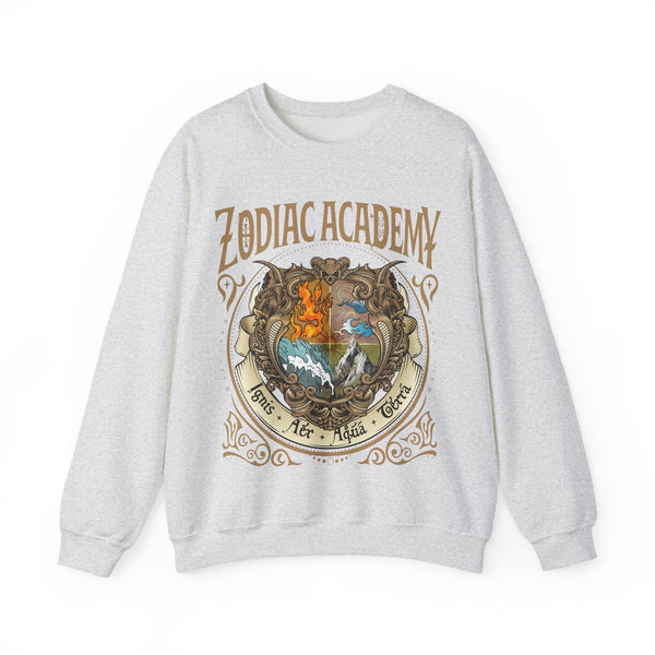 ZA Elements Crest Sweatshirt in Ash