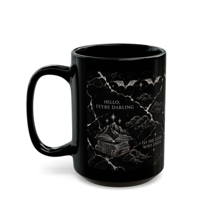 Velaris Black & Silver Mug