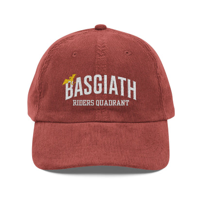 Basgiath Riders Quadrant Hat - Vintage Corduroy Cap