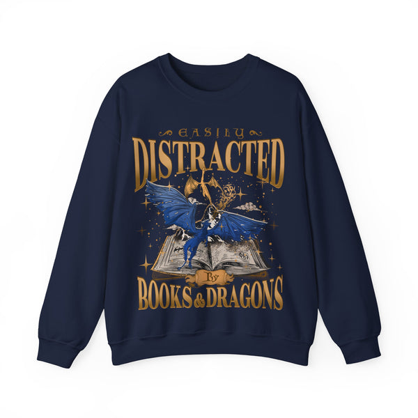 Easily Distracted Sweatshirt in Navy