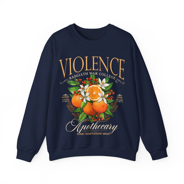 Violence Apothecary Sweatshirt in Navy