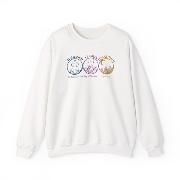 Sarah J. Maas Universe Sweatshirt in White