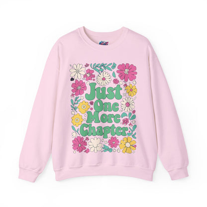 Just One More Chapter Flower Sweatshirt