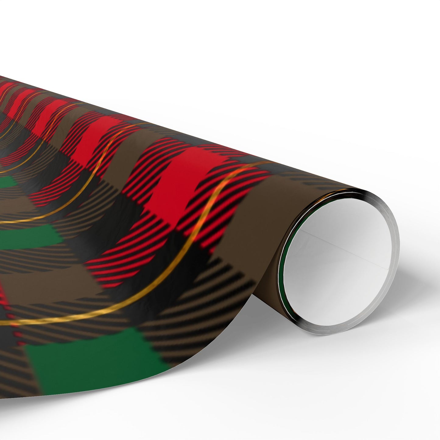 Traditional Christmas Plaid Wrapping Paper