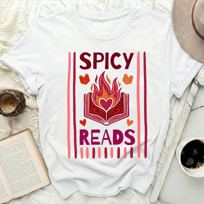 Spicy Reads Flaming Book Heart Design product type
Spicy Reads, Book Lover, Bookworm Gift, Reader Tee, Reading Shirt, Flaming Book, Heart Design, Graphic TShirt, Literary Apparel, Bibliophile Gift, Hot Reads, Novel Fan, Story Teller, Bookish Merch, Romance Reader, Fiction Lover, Book Club, Passionate Reading, Unique Design, Casual Tee