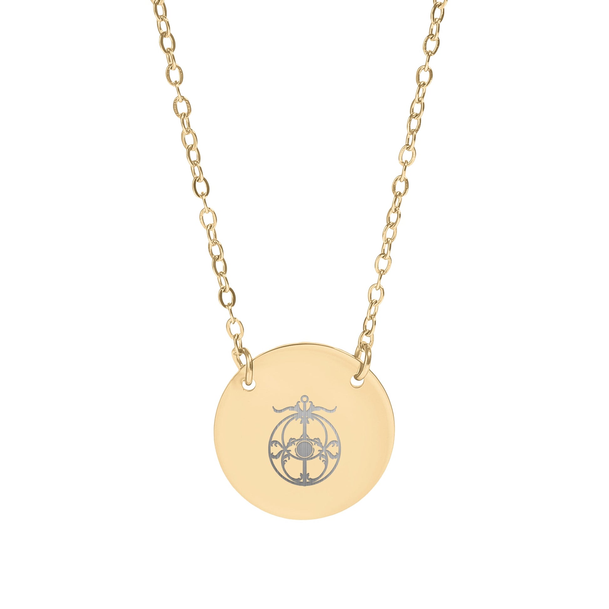 Elegant Round Pendant Necklace With Unique Design