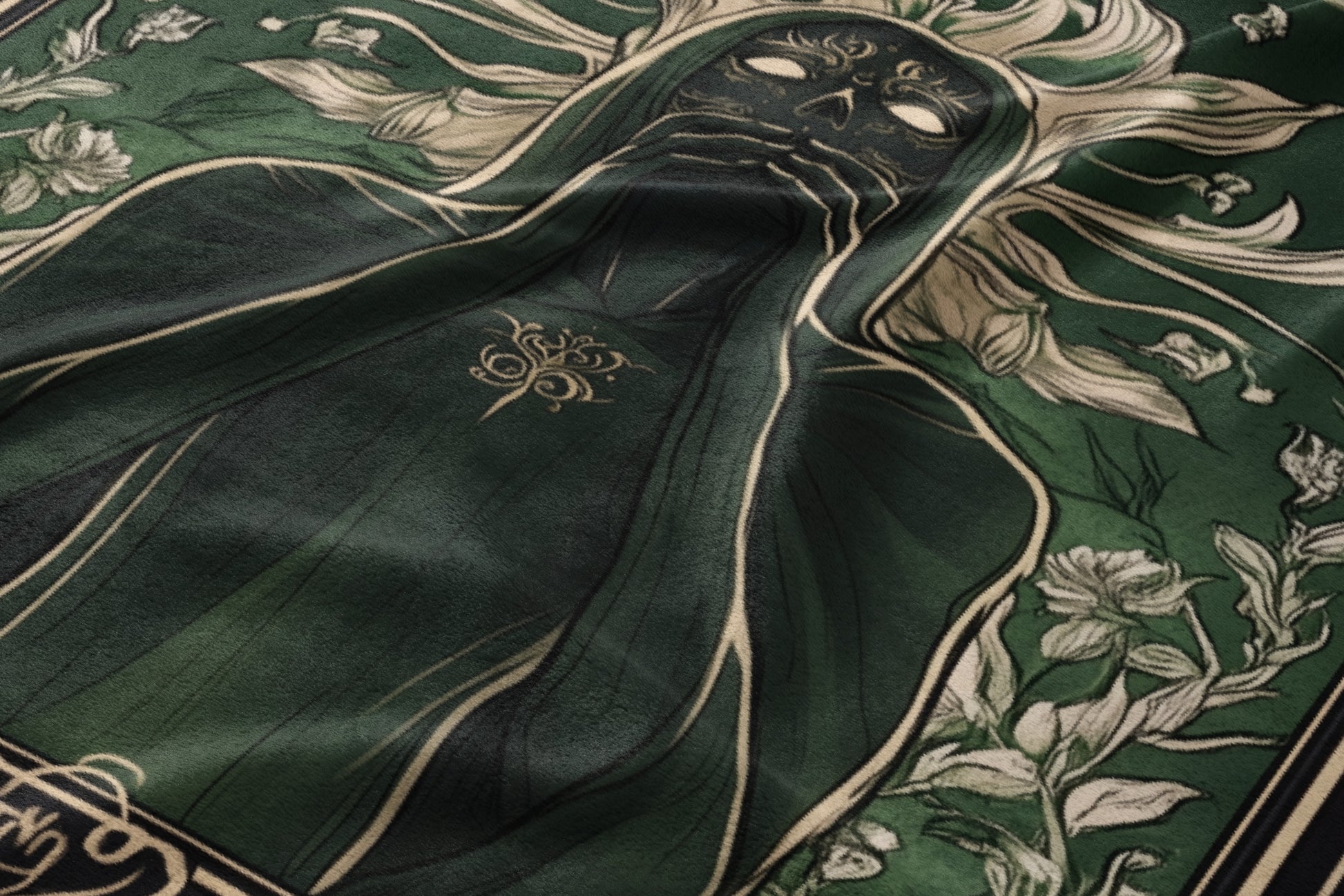 Mystical Figure with Floral Surrounding Product