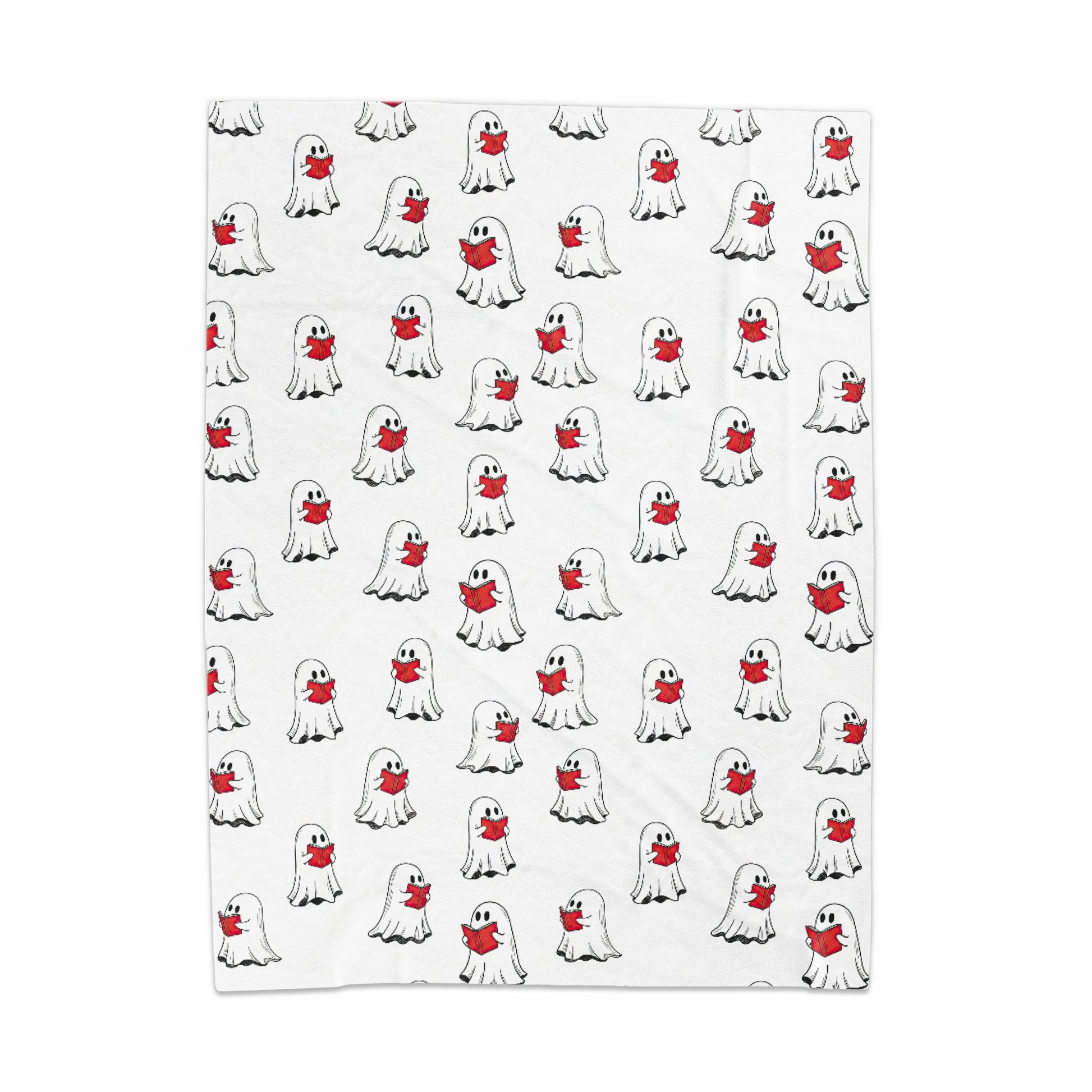 Cute Ghosts with Red Scarves Blanket Product