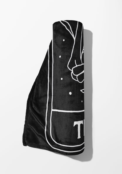 Tarot Hands Pattern Soft and Cozy Blanket