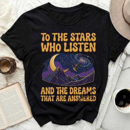 TO THE STARS WHO LISTEN AND THE DREAMS THAT ARE ANSWERED product type