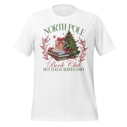 North Pole Book Club Hot Cocoa Served Daily T-shirt