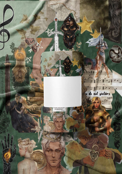 Fantasy Collage Sword Theme Art Poster for Wall Decor